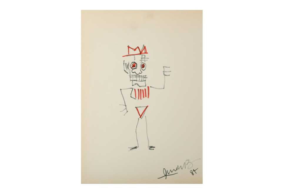 Basquiat painting (American) with his signature