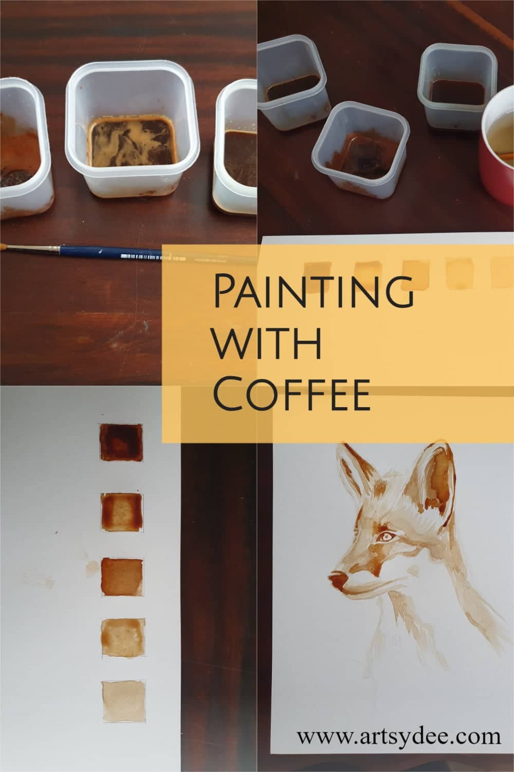 How to Stretch Your Creativity Tips & Tricks for Painting with Coffee