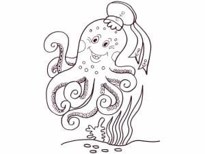 cartoon octopus drawing