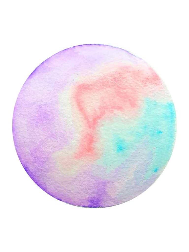 pastel watercolor galaxy painting