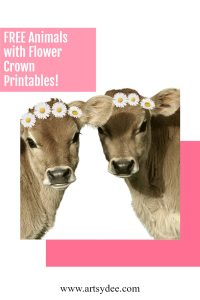 FREE-Animals-with-Flower-Crown-Printables!