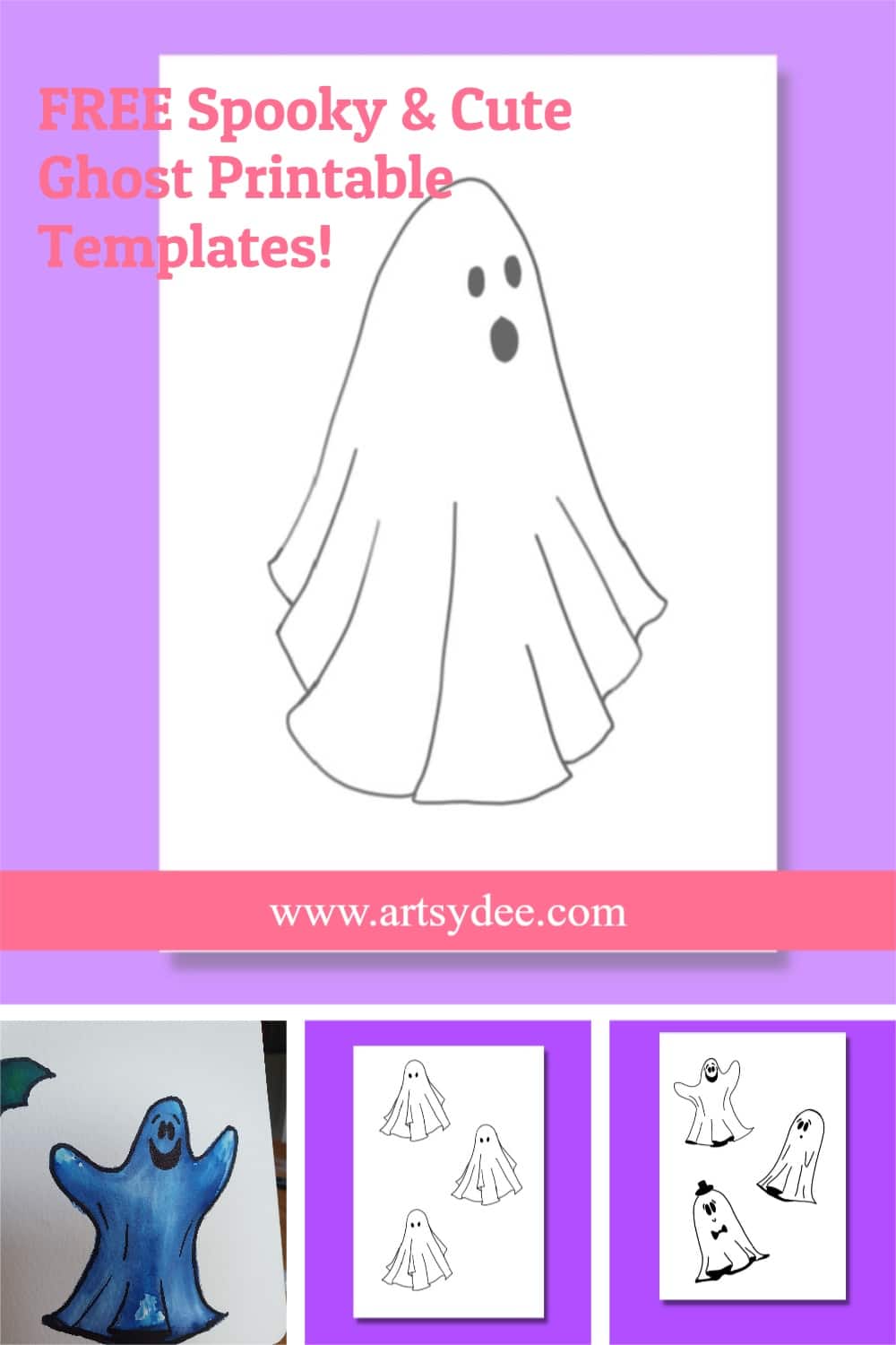 Looking For A Ghost Cut Out Template? 5 Free Spooky Printables 