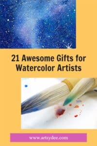 gifts for watercolor artists pin