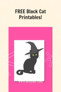 free black cat printable