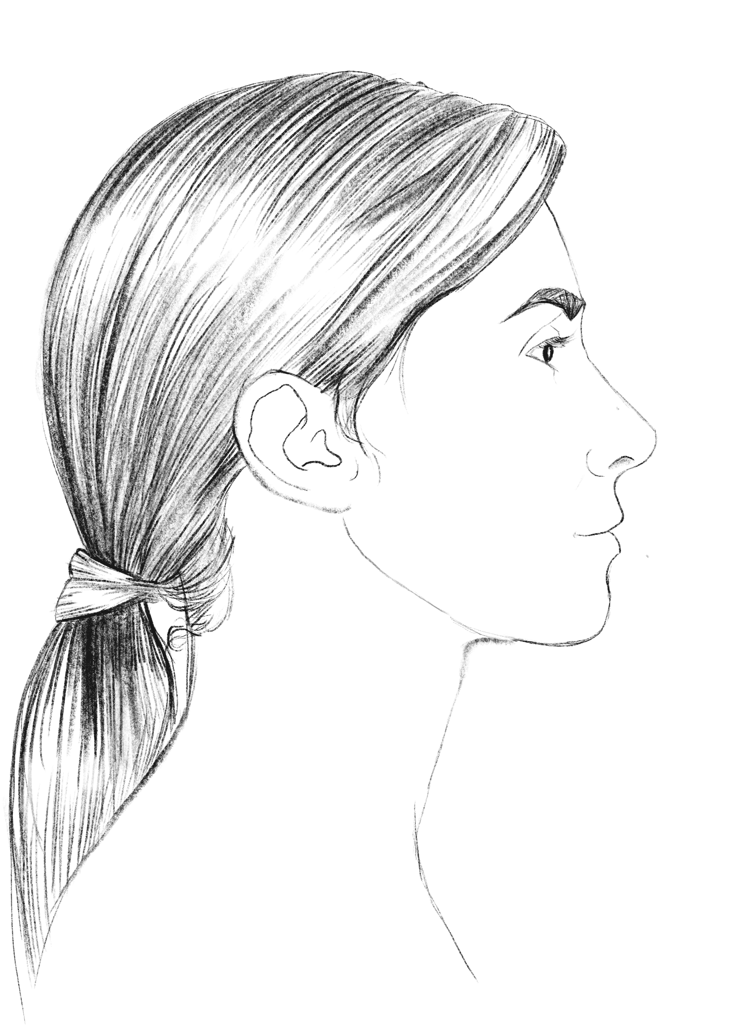 12 Easy Steps to an Accurate Side Profile Drawing - Artsydee | Drawing