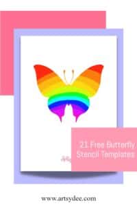 21 Free Butterfly Stencil Templates Pin
