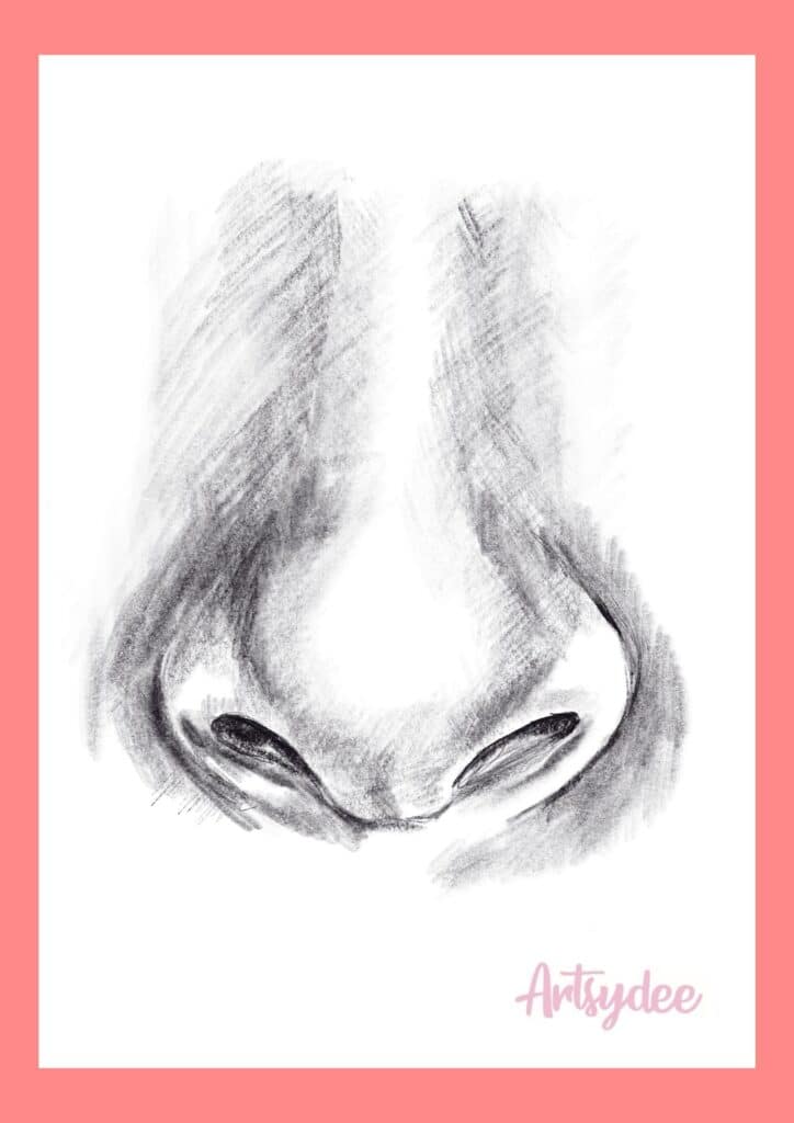 Step 8_ How to draw a nose