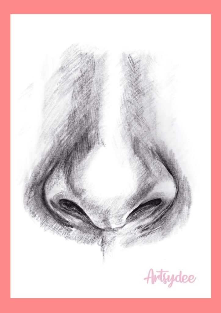 Step 9_ Final Nose Drawing