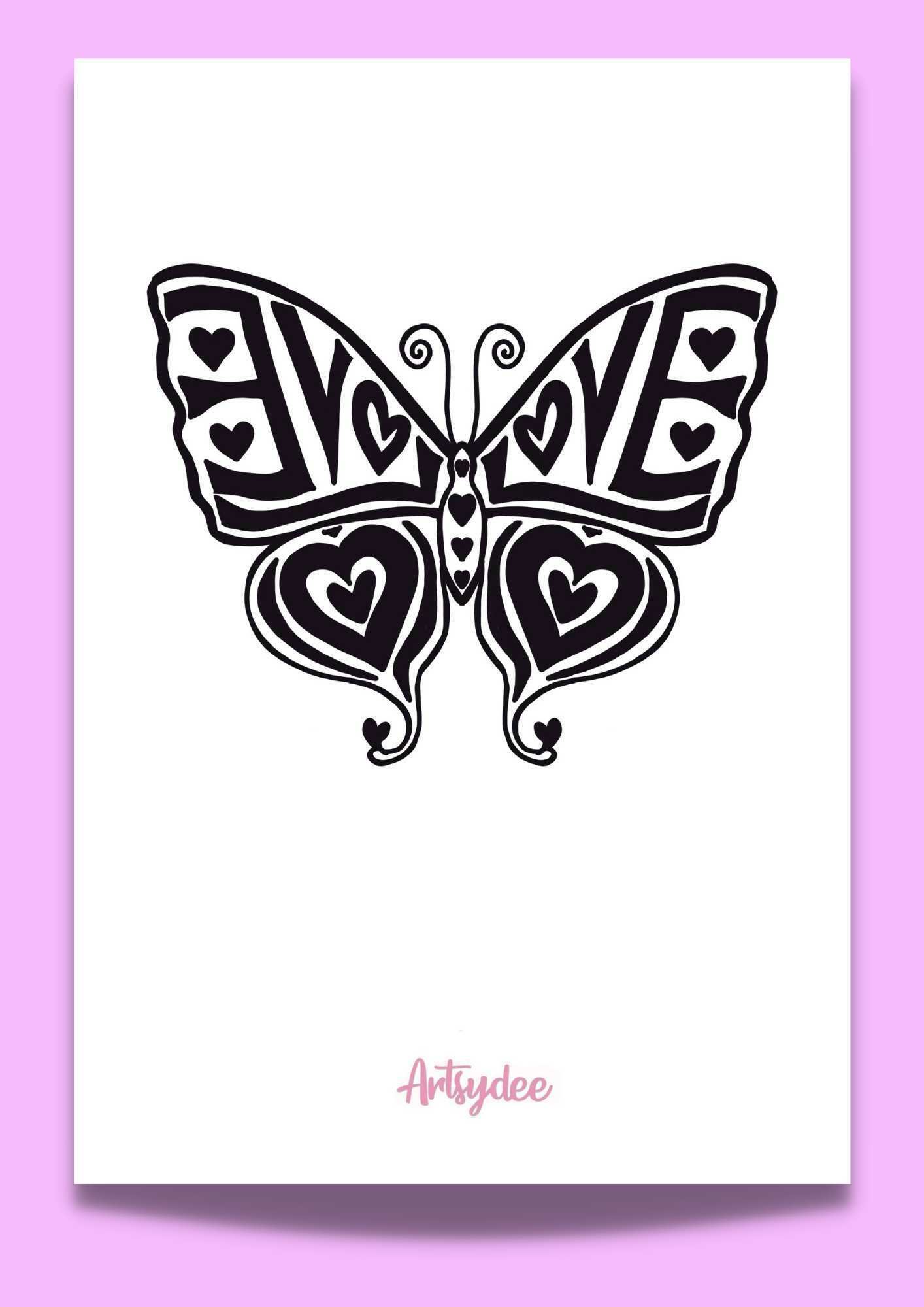 21 Butterfly Stencil Templates | FREE Printables for Your Creative ...