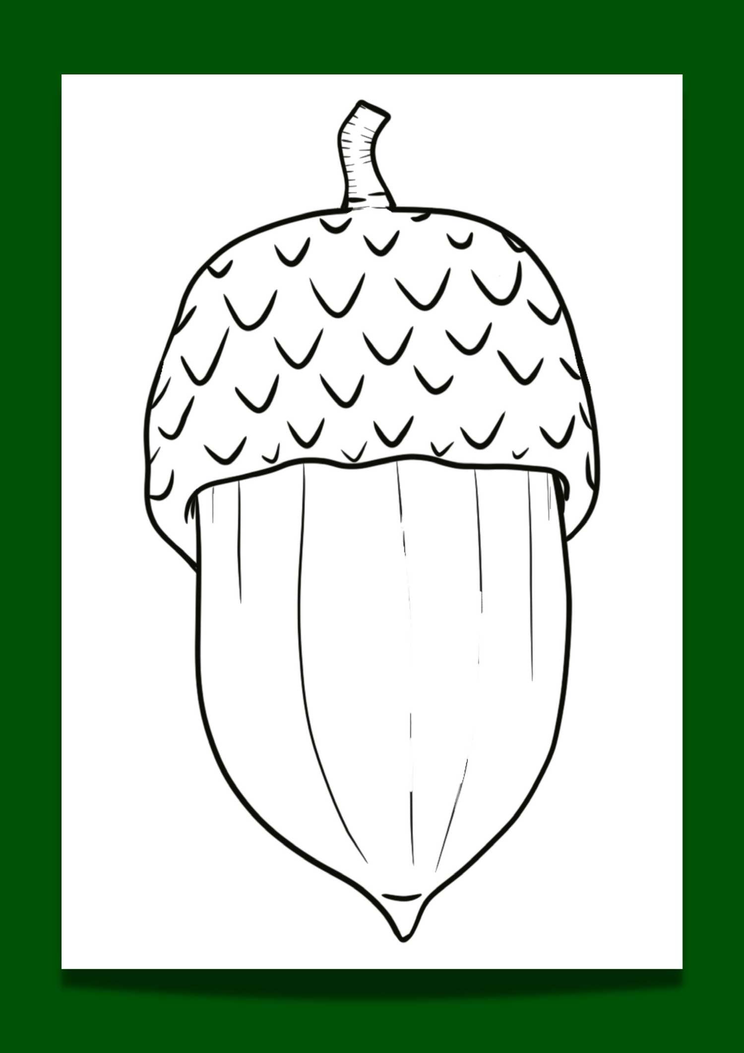 Looking for an Acorn Template? 8 FREE Acorn Printables! - Artsydee ...