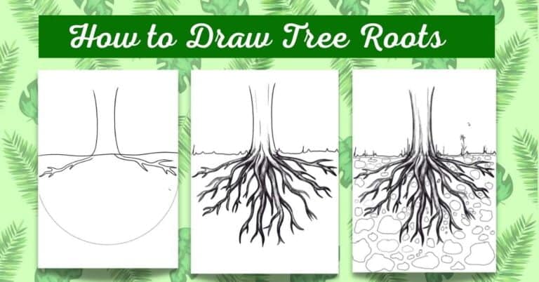 Draw Tree Roots In Easy Steps Artsydee Drawing Painting Craft