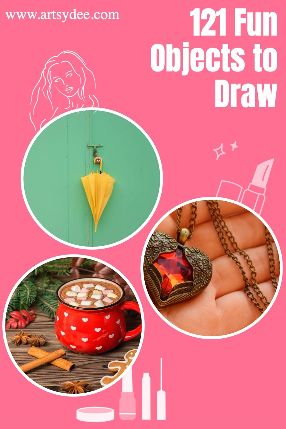 121 EasytoDraw Objects for Creative Minds Artsydee Drawing