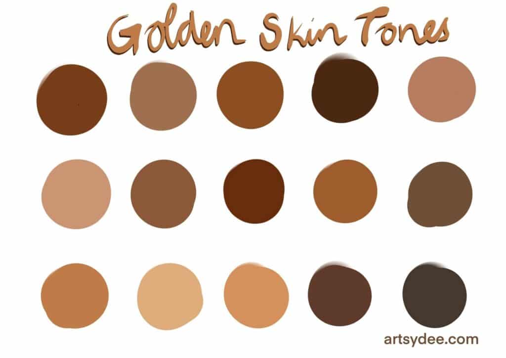 skin tone color palette procreate free