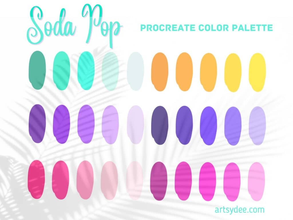 Soda Pop Procreate Color Palette