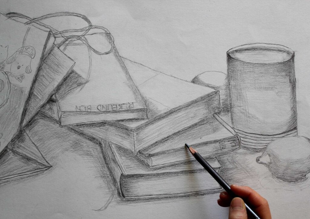 drawing of objects