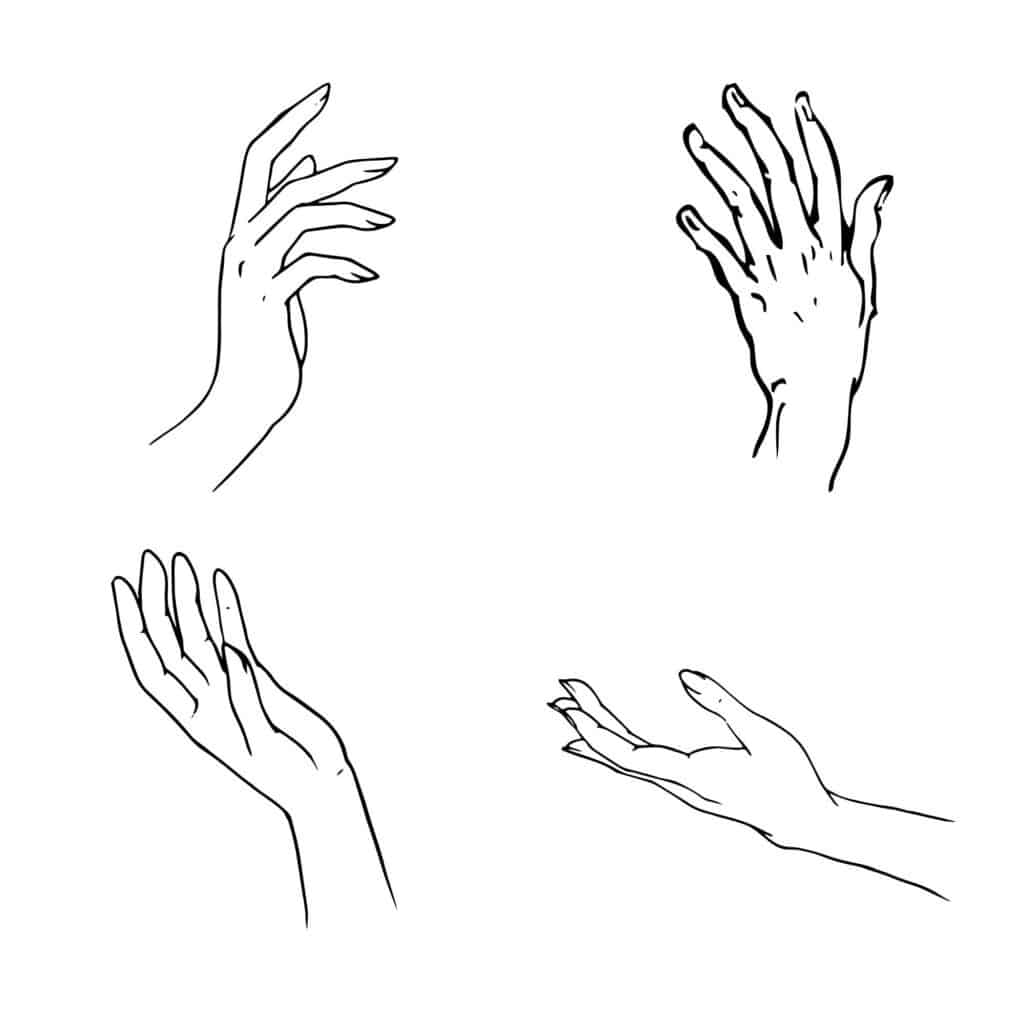 simple hand drawing