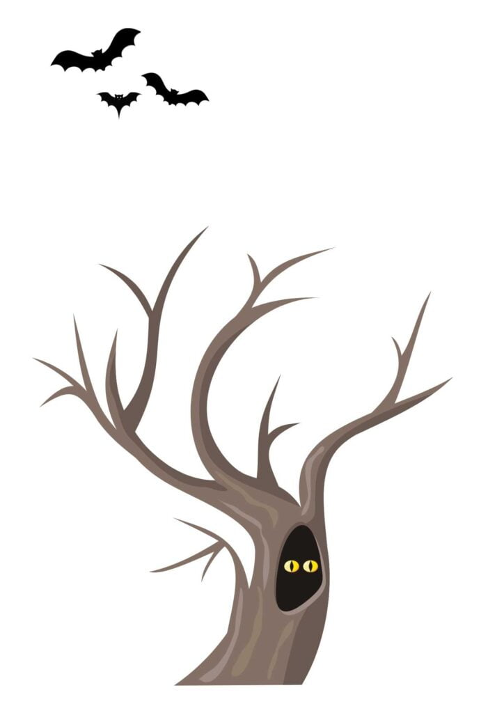 Tree Template without Leaves (5 Free Printables) - Artsydee