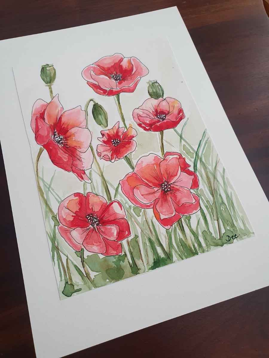 Top Tips for Painting Beautiful Pen and Ink Watercolor Flowers ...