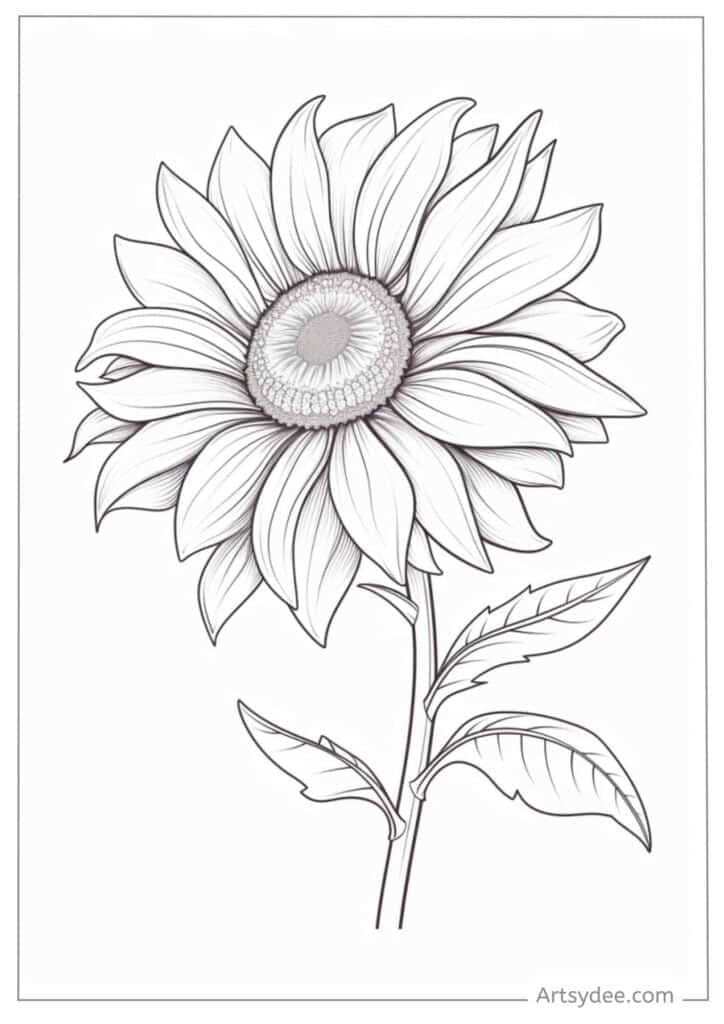 14 Free Sunflower Printables: Gorgeous Templates for your Next Artwork ...