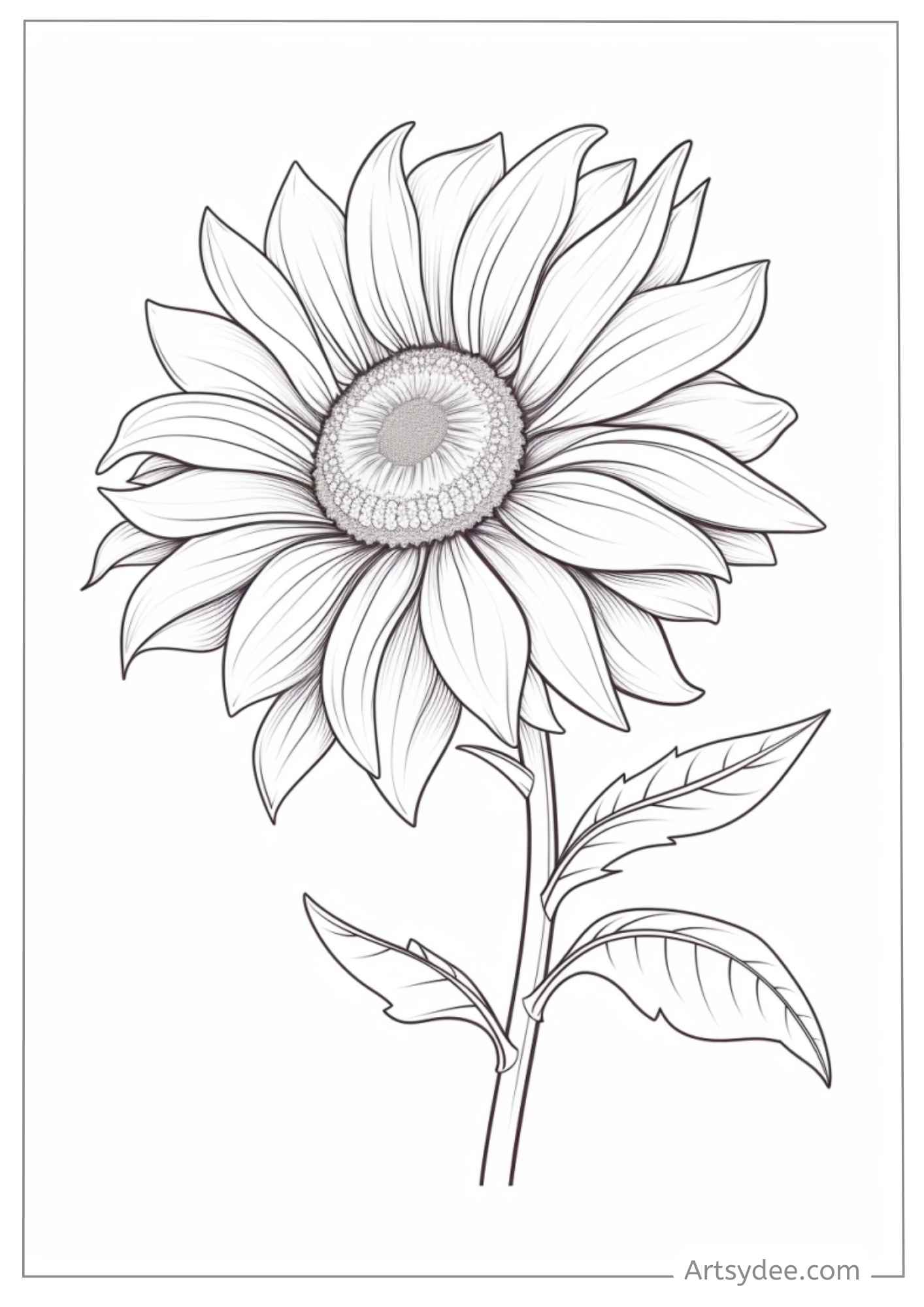 14 Free Sunflower Printables: Gorgeous Templates For Your Next Artwork 