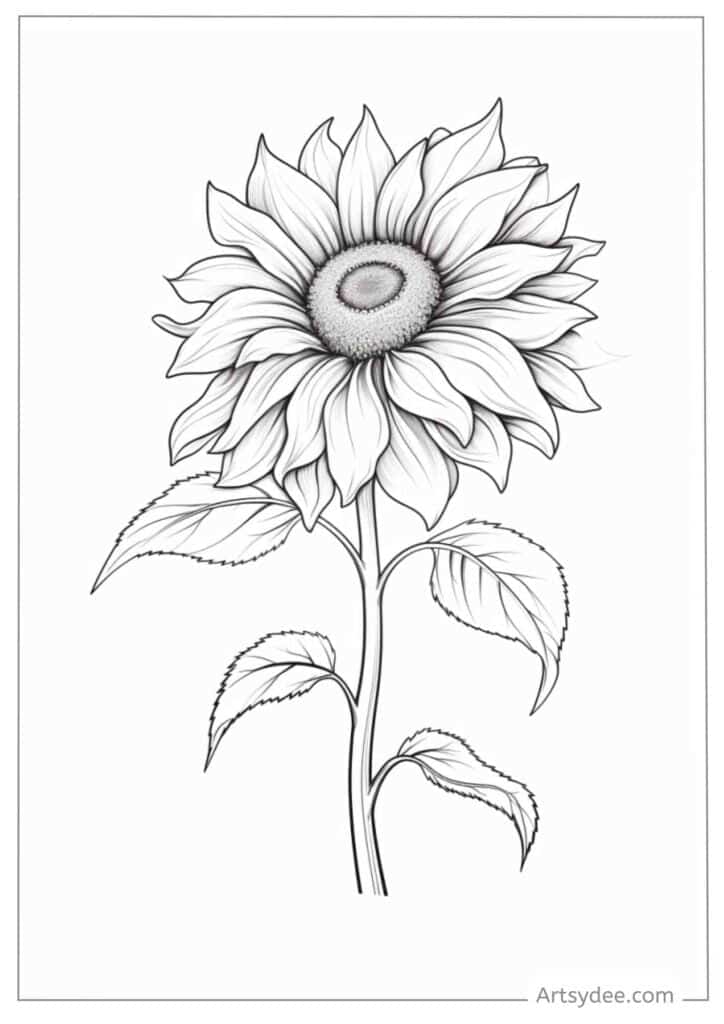 14 Free Sunflower Printables: Gorgeous Templates for your Next Artwork ...