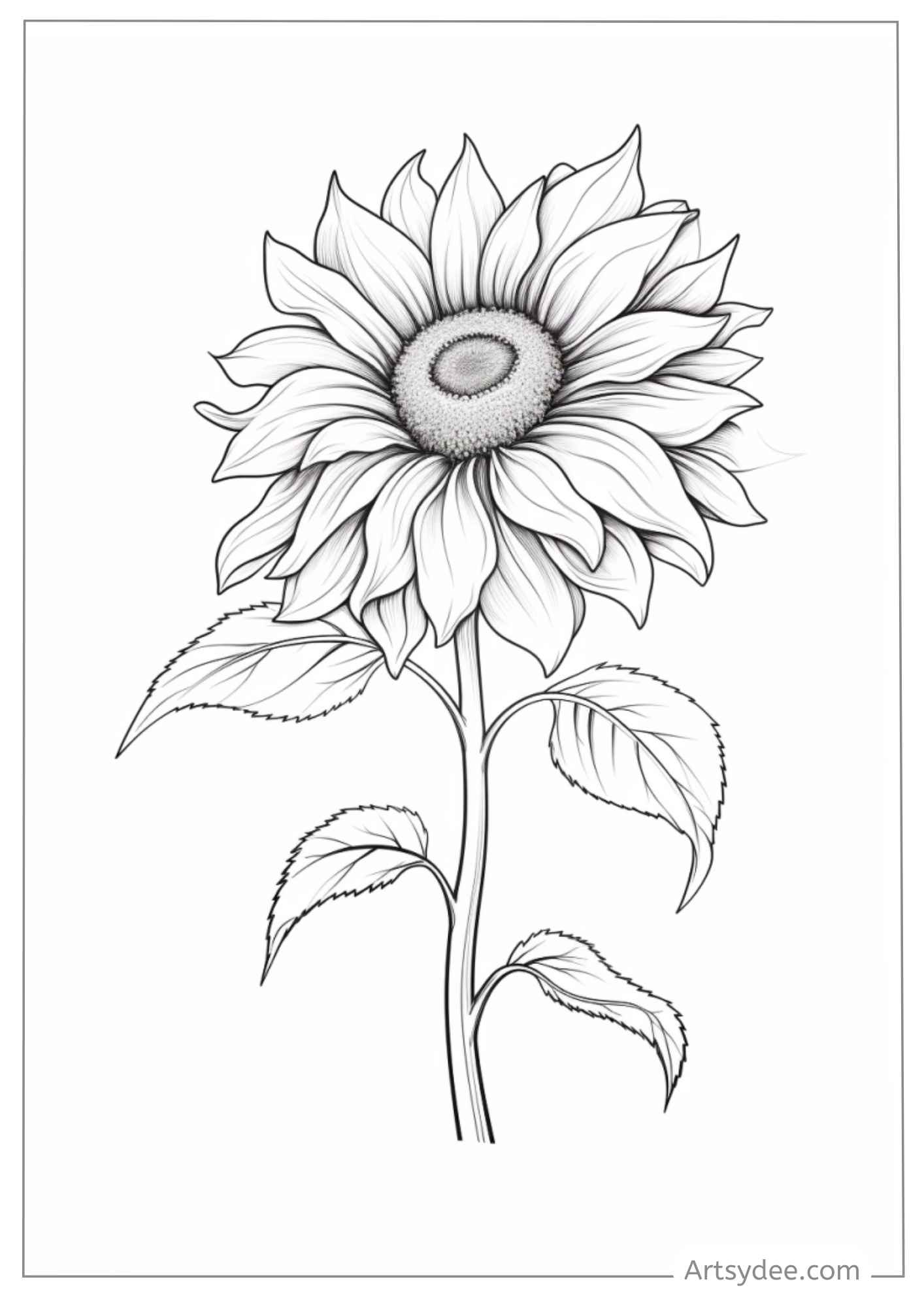 14 Free Sunflower Printables: Gorgeous Templates for your Next Artwork ...