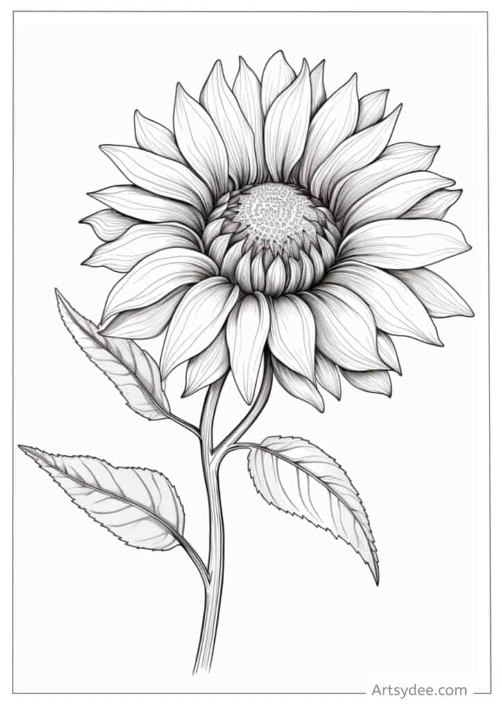 14 Free Sunflower Printables: Gorgeous Templates for your Next Artwork ...