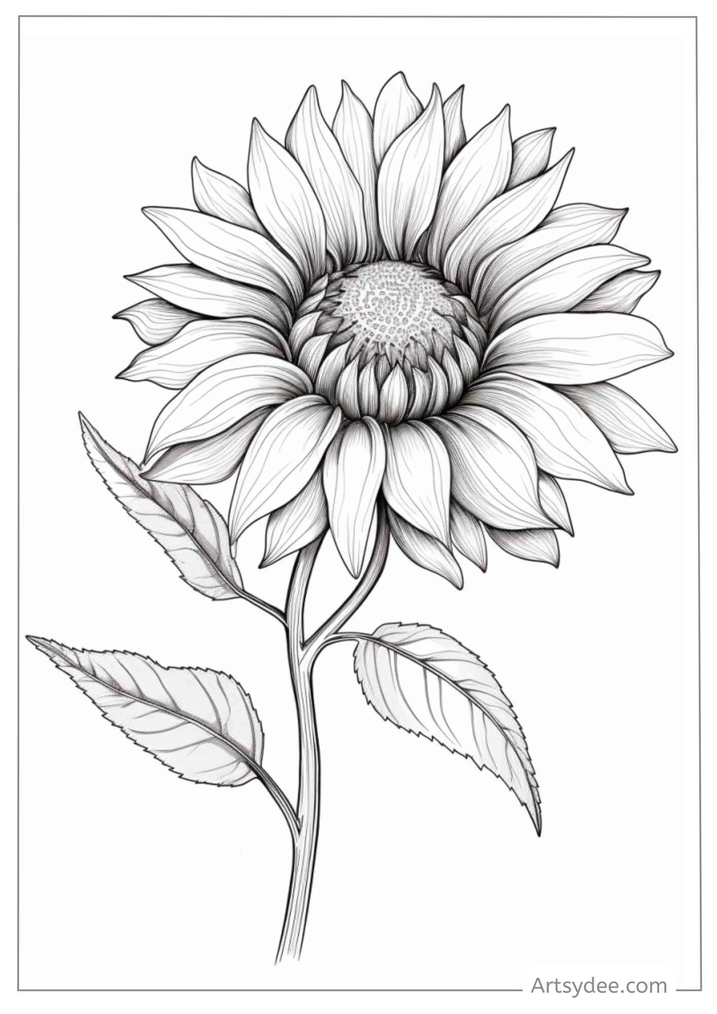 14 Free Sunflower Printables: Gorgeous Templates For Your Next Artwork 