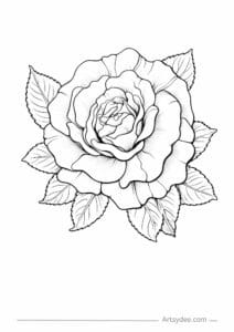 19 Free Rose Printables for Your Creative Arts & Craft Projects ...