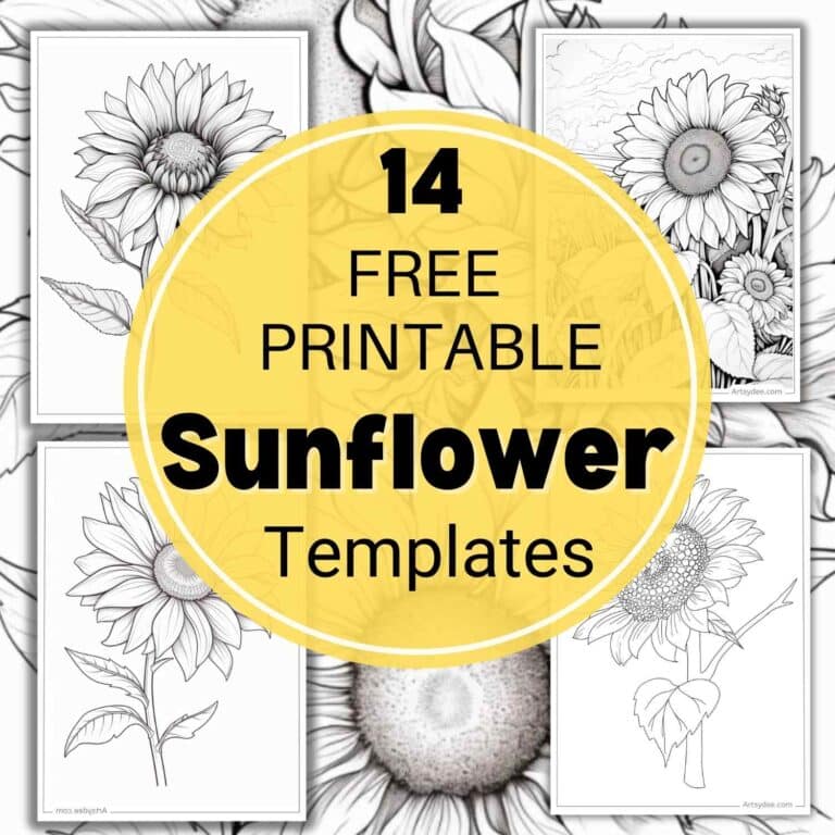 14 Free Sunflower Printables Templates for your Next Artwork