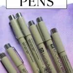 how to use micron pens for beginners