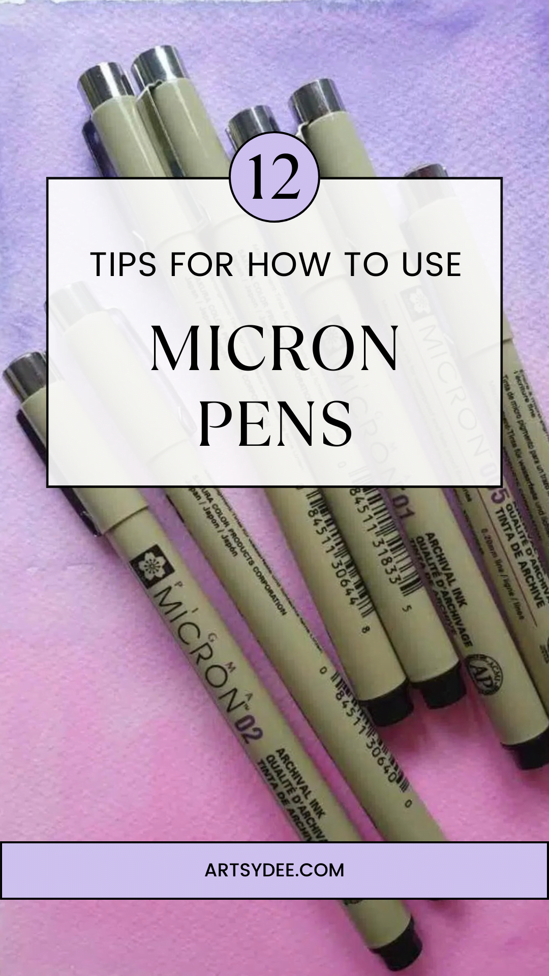 How to use Micron Pens | 12 Awesome Tips & Tricks to Help you Create ...