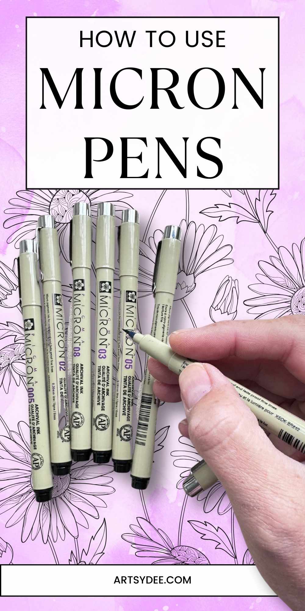 How to use Micron Pens | 12 Awesome Tips & Tricks to Help you Create ...