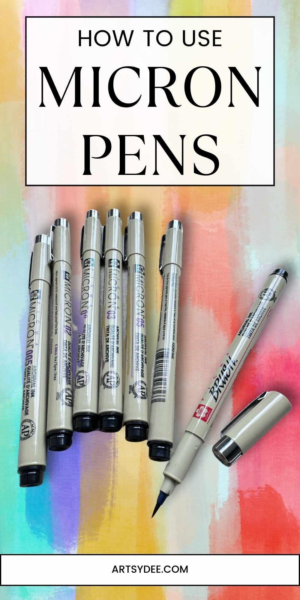 How to use Micron Pens | 12 Awesome Tips & Tricks to Help you Create ...