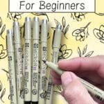 how to use micron pens for beginners