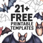 free printable bat templates