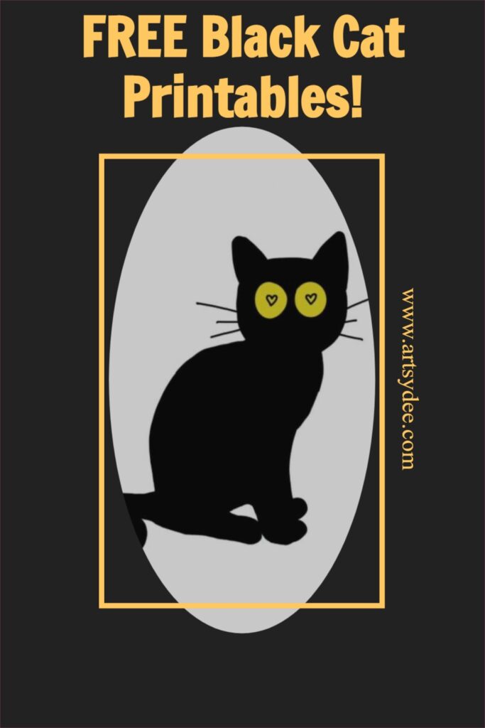 Looking for a Black Cat Template? 6 Free Cute and Spooky Printables