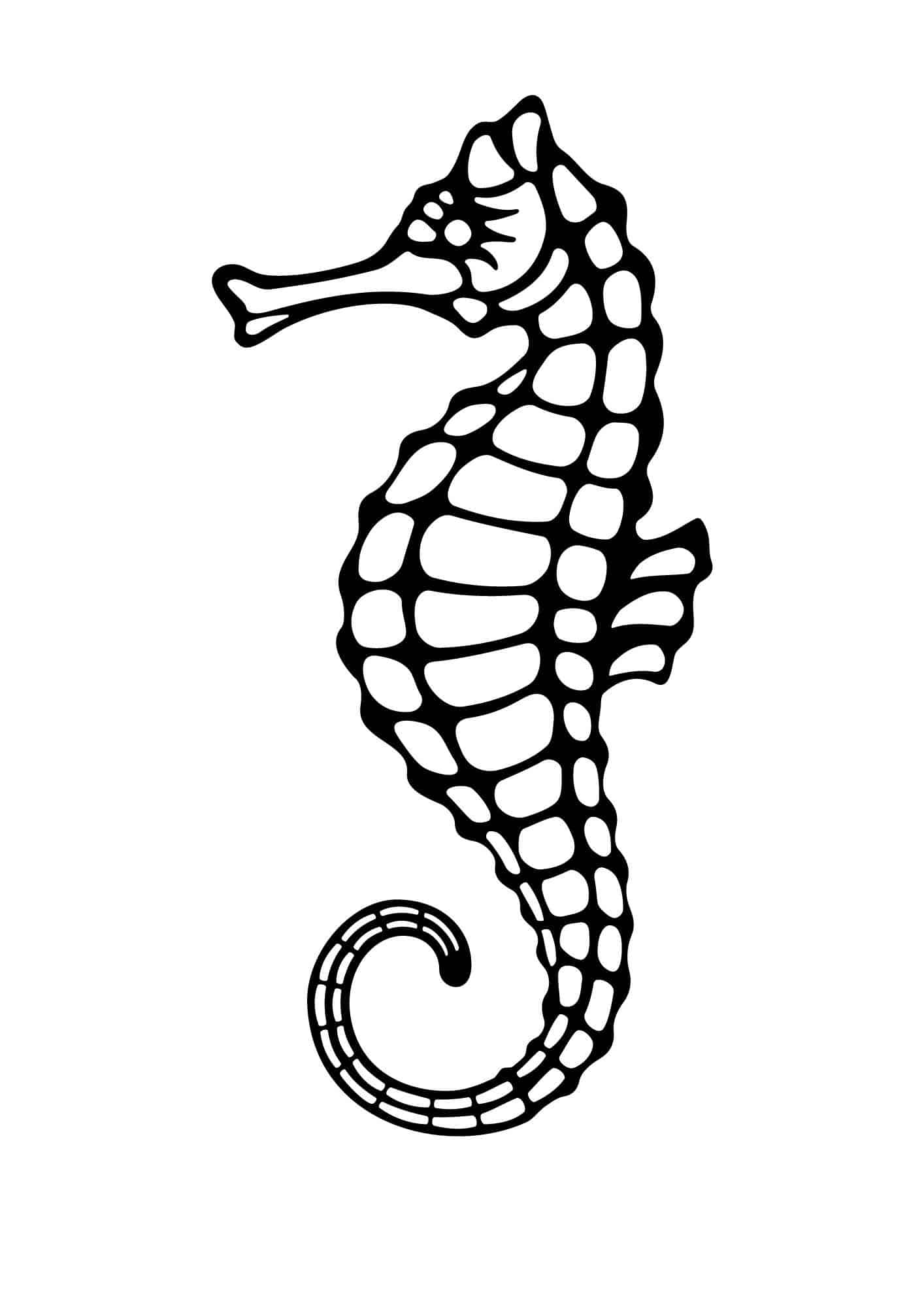Looking For a Magical Seahorse Template? 9 FREE Seahorse Printables for ...