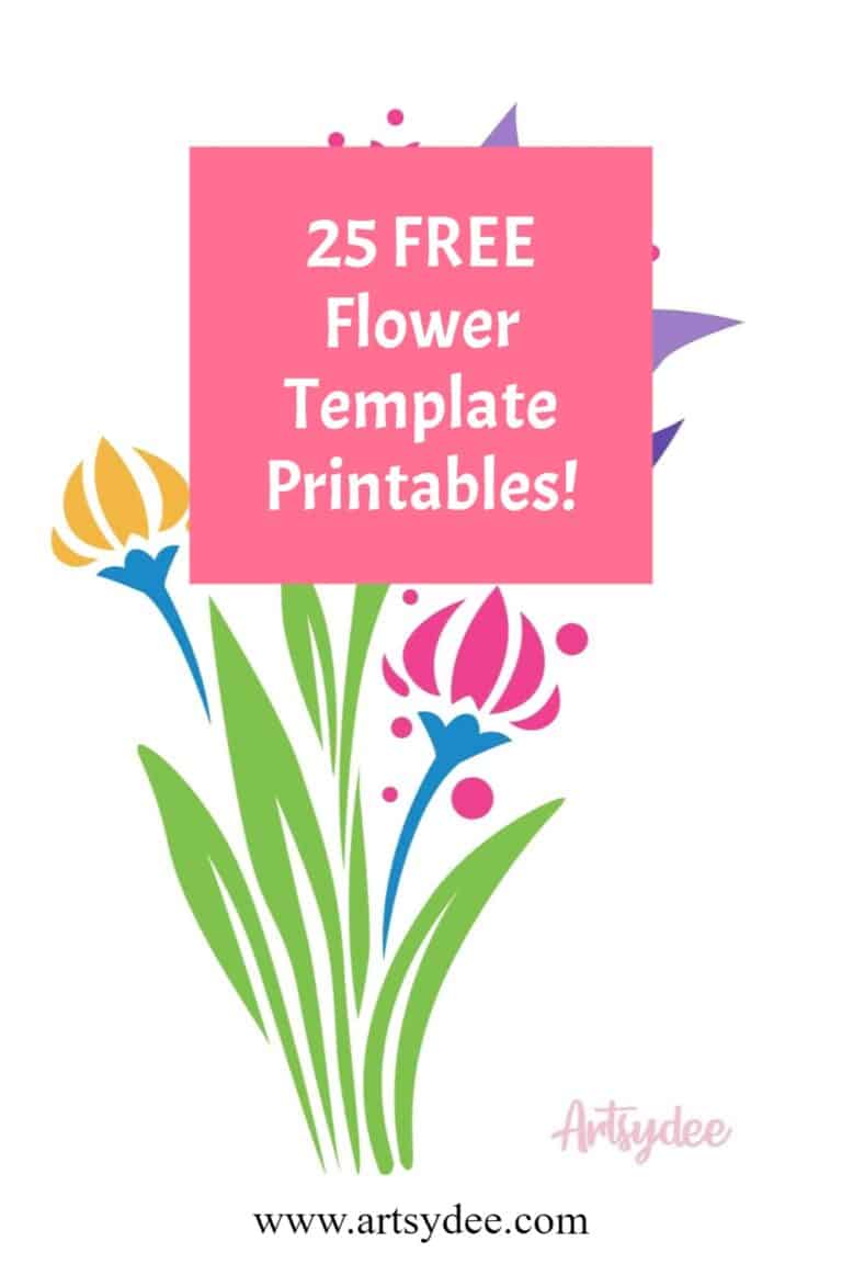 25 Fabulous Flower Templates FREE Printables For Your Creative 