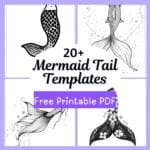 mermaid tail template