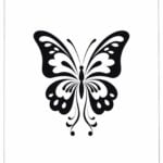 butterfly stencil template