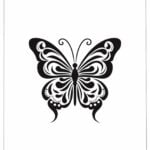 butterfly stencil template