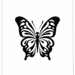 butterfly stencil template