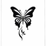 butterfly stencil template