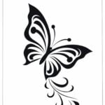 butterfly stencil template