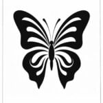 butterfly stencil template