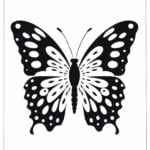 butterfly stencil template