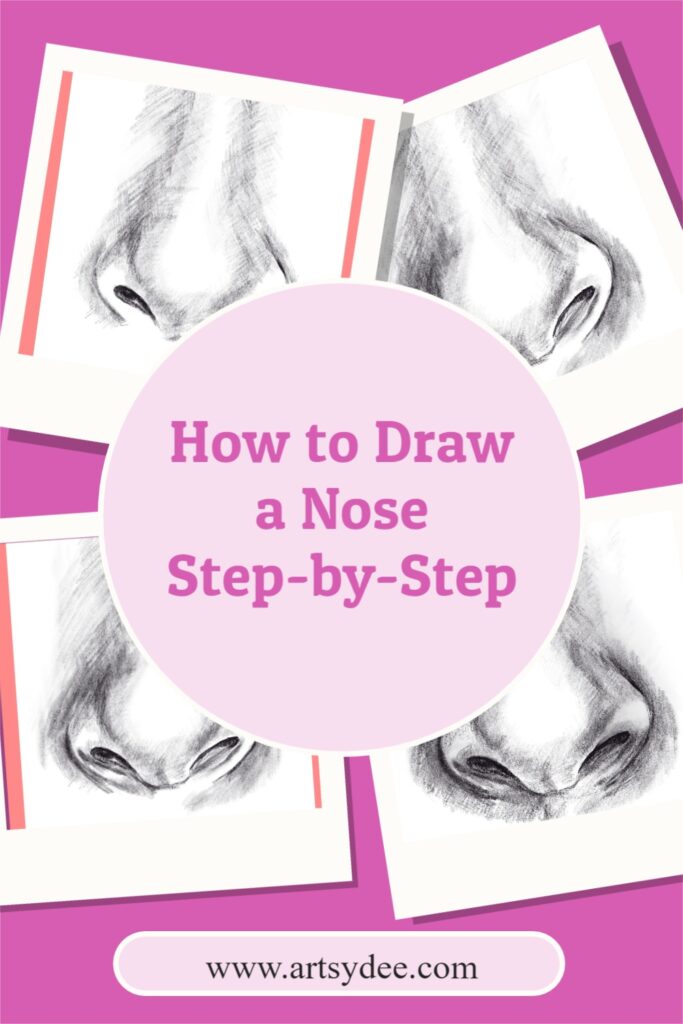 How to Draw a Nose Step by Step | 9 Quick Steps to Draw a Realistic ...