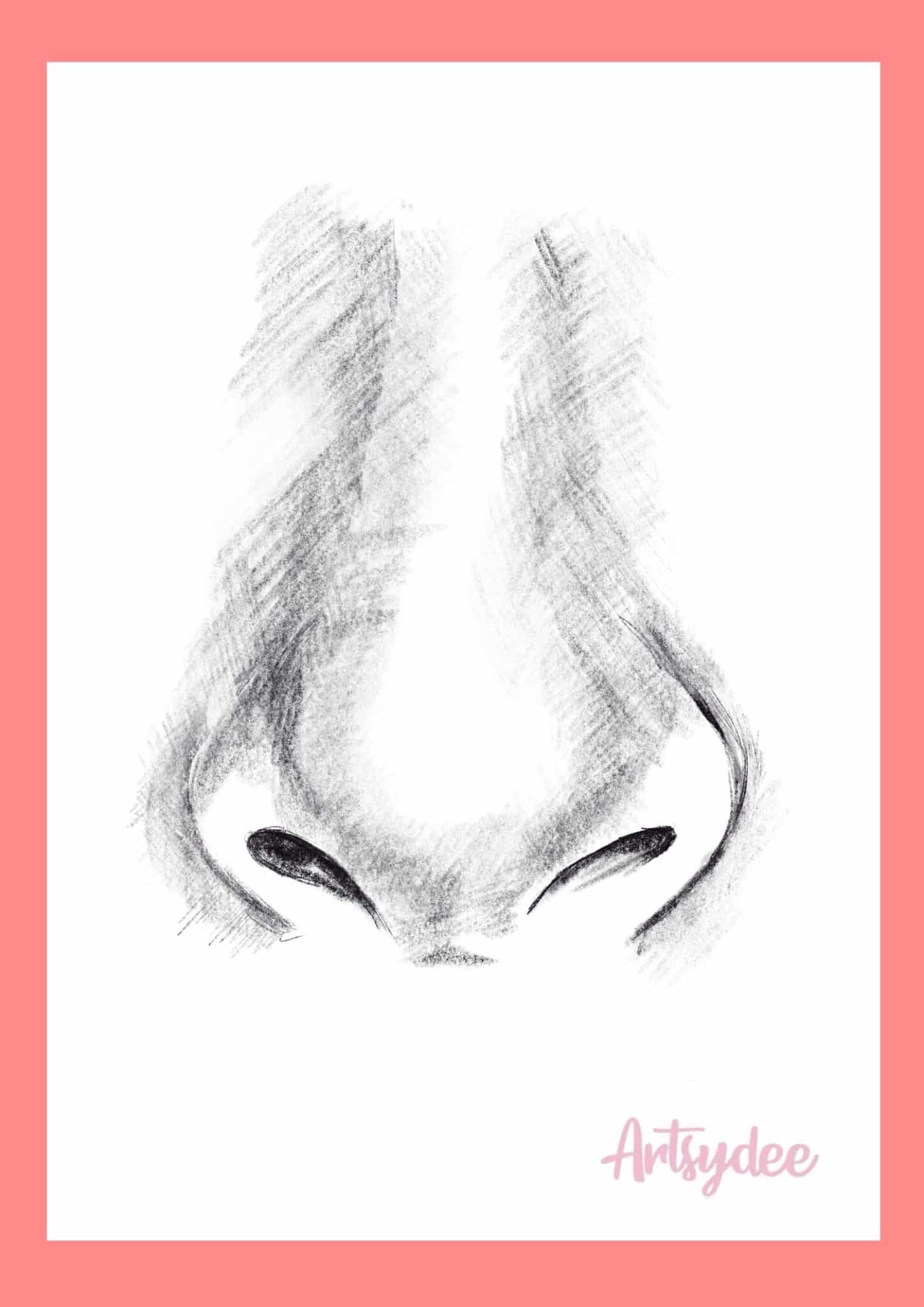 How to Draw a Nose Step by Step | 9 Quick Steps to Draw a Realistic ...