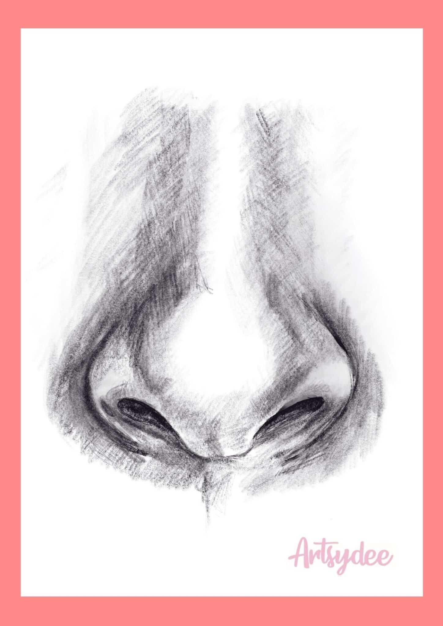 How To Draw A Nose Step By Step 